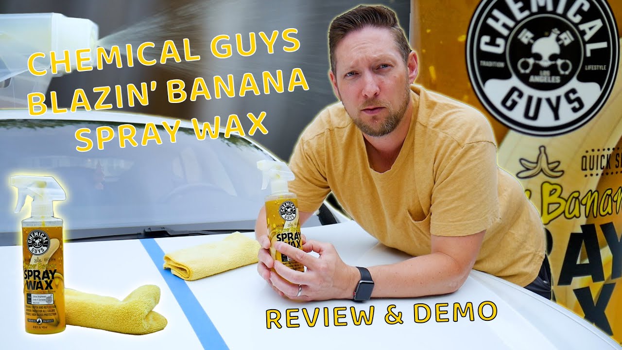 Chemical Guys Blazin Banana Spray Wax Review on my Nissan GTR